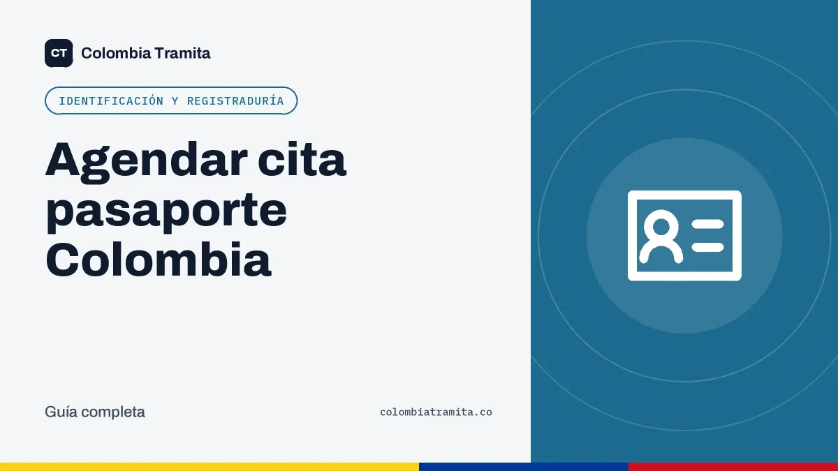 Agendar cita pasaporte Colombia