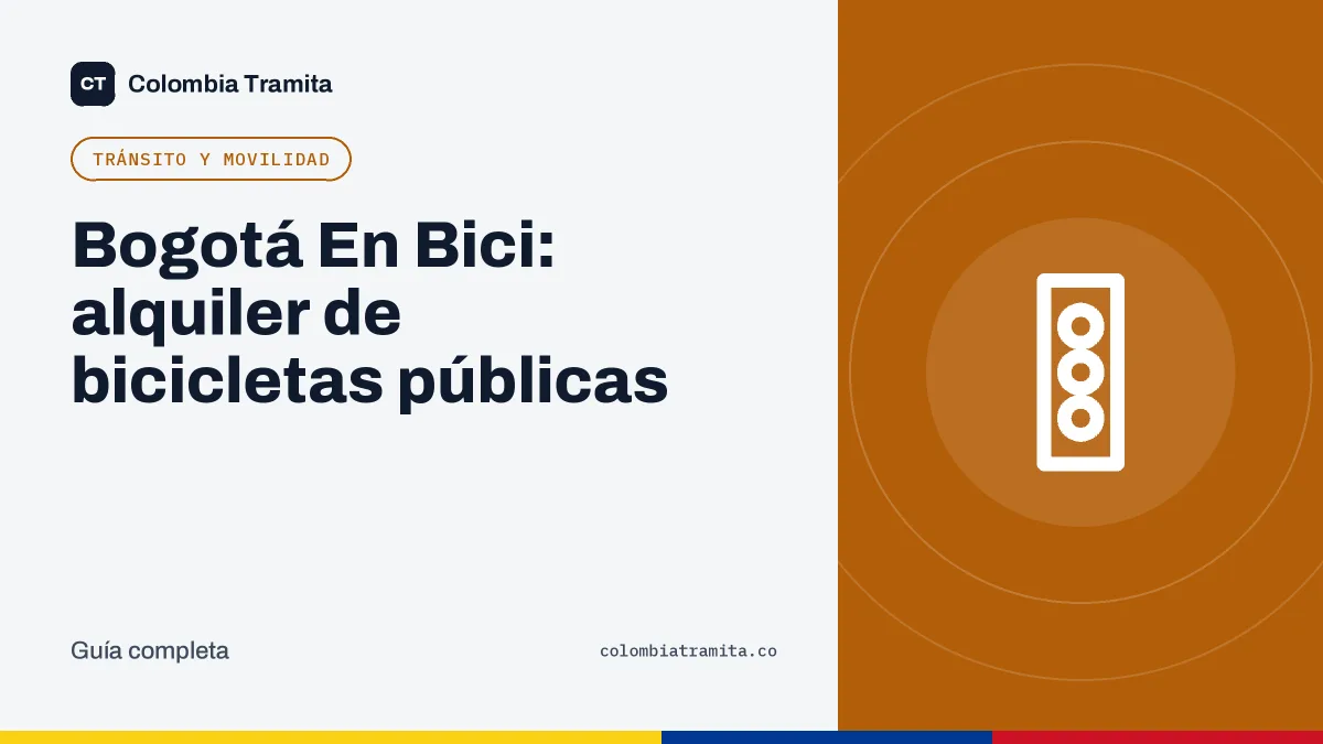 Bogotá En Bici: alquiler de bicicletas públicas