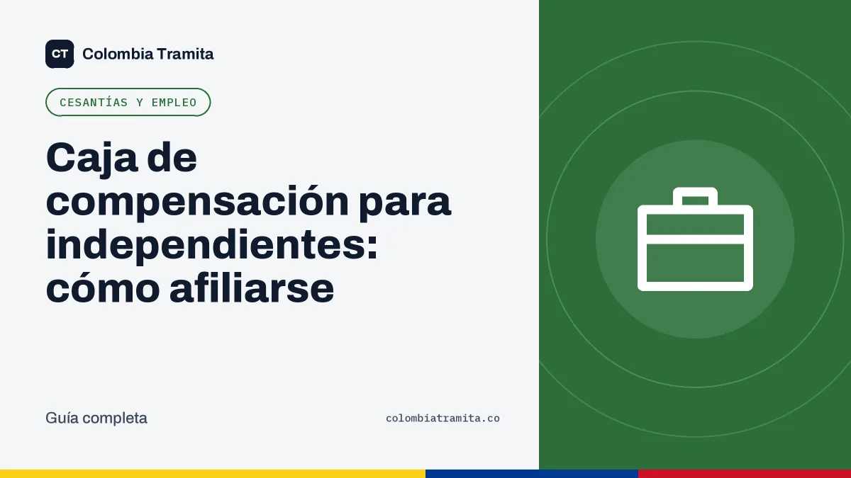Caja de compensación para independientes: cómo afiliarse