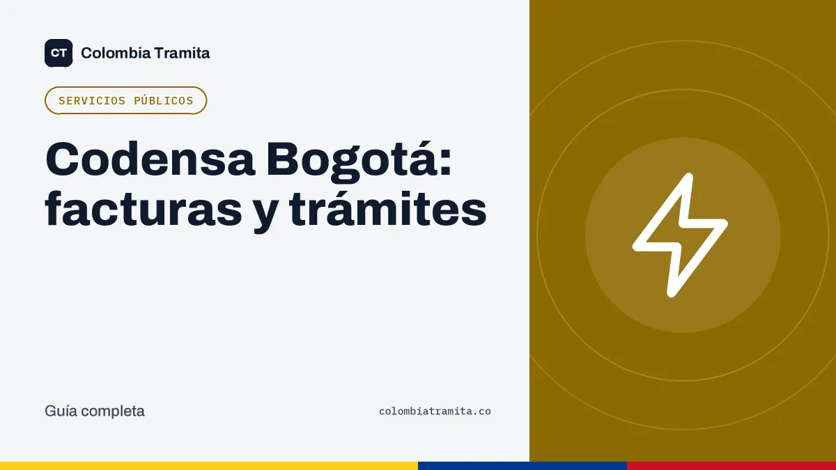Codensa Bogotá: facturas y trámites
