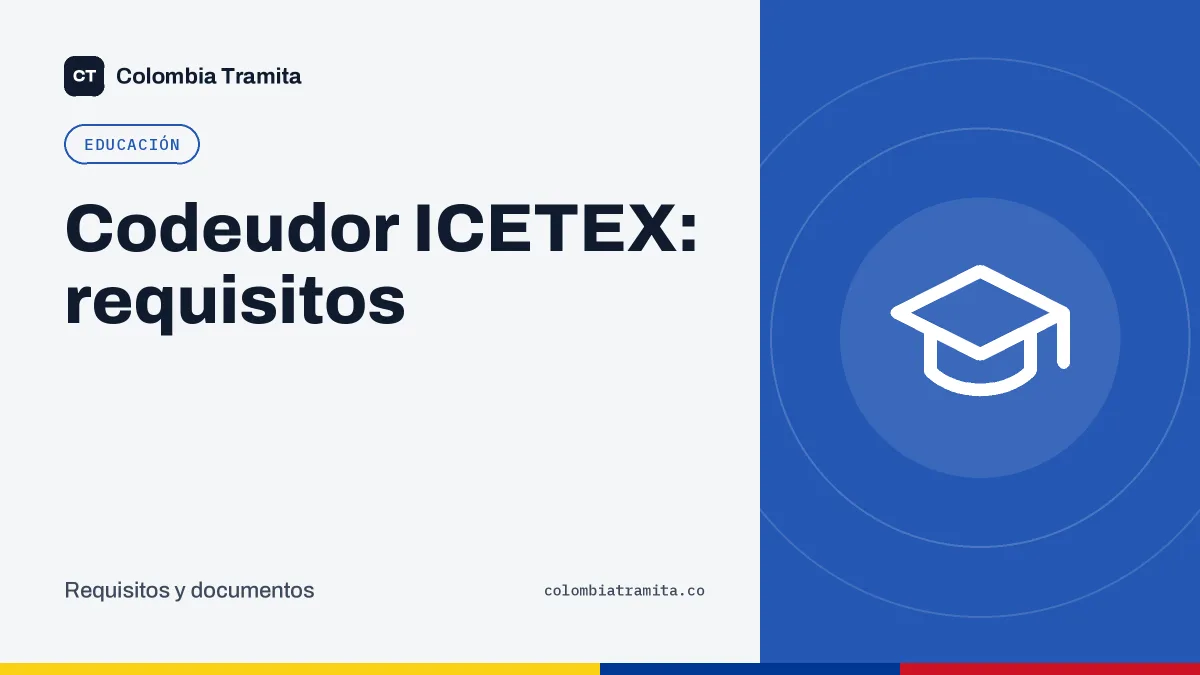 Codeudor ICETEX: requisitos