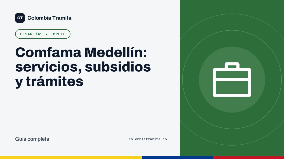 Comfama Medellín: servicios, subsidios y trámites