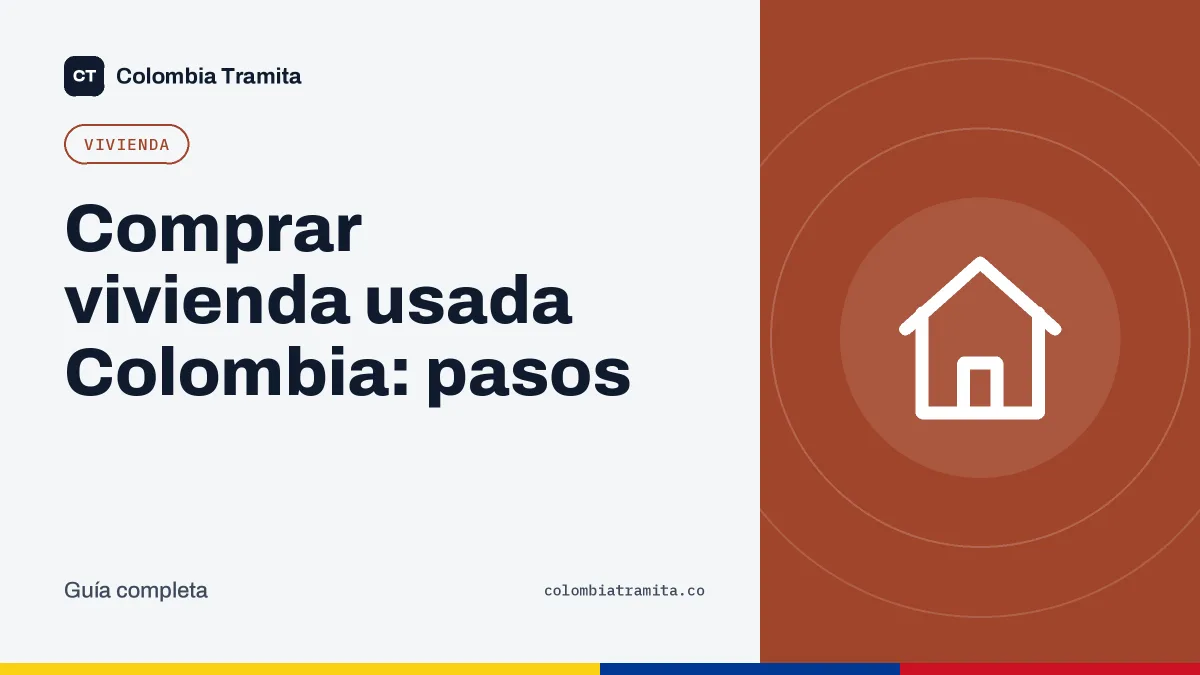 Comprar vivienda usada Colombia: pasos