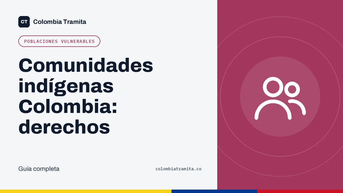 Comunidades indígenas Colombia: derechos