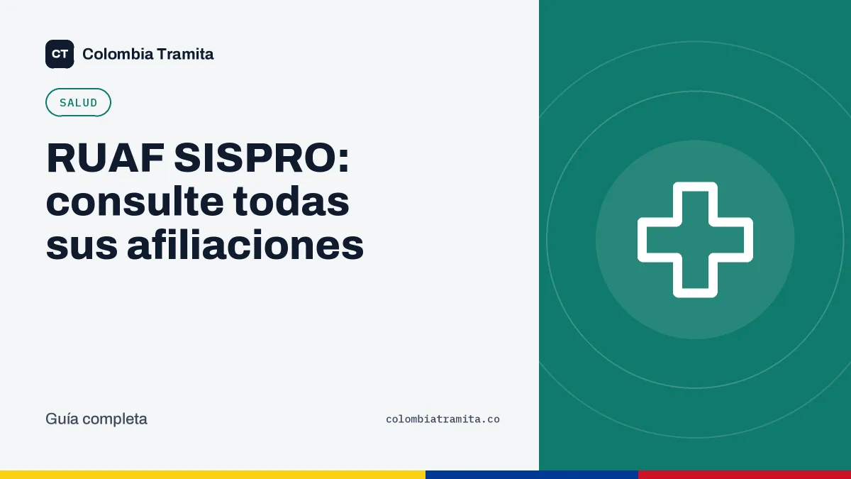 RUAF SISPRO: consulte todas sus afiliaciones