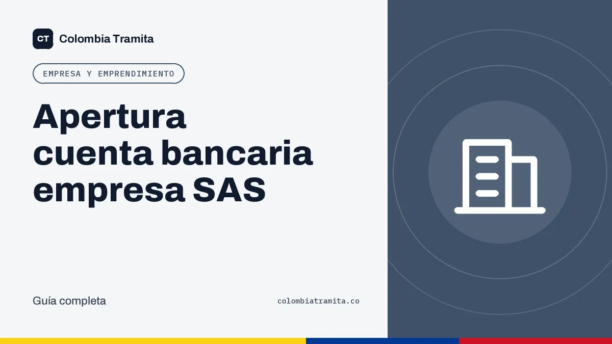 Apertura cuenta bancaria empresa SAS