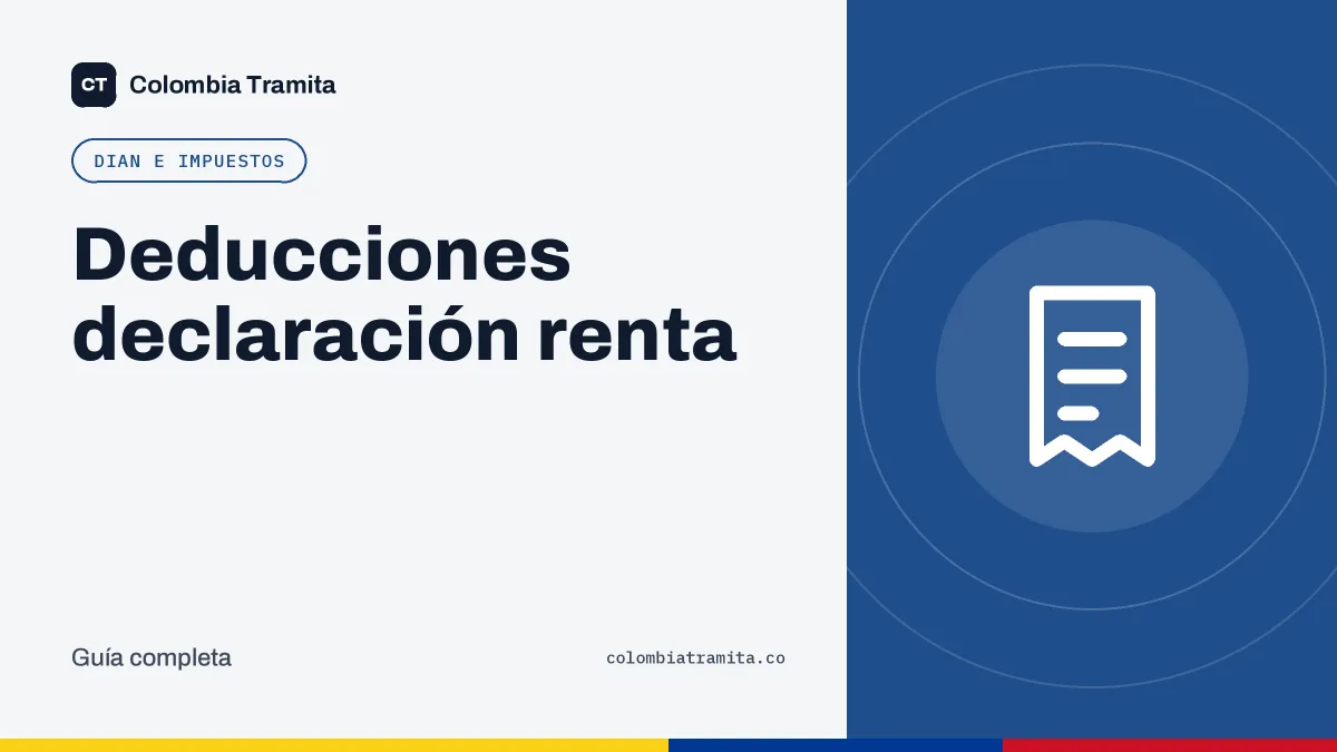 Deducciones declaración renta