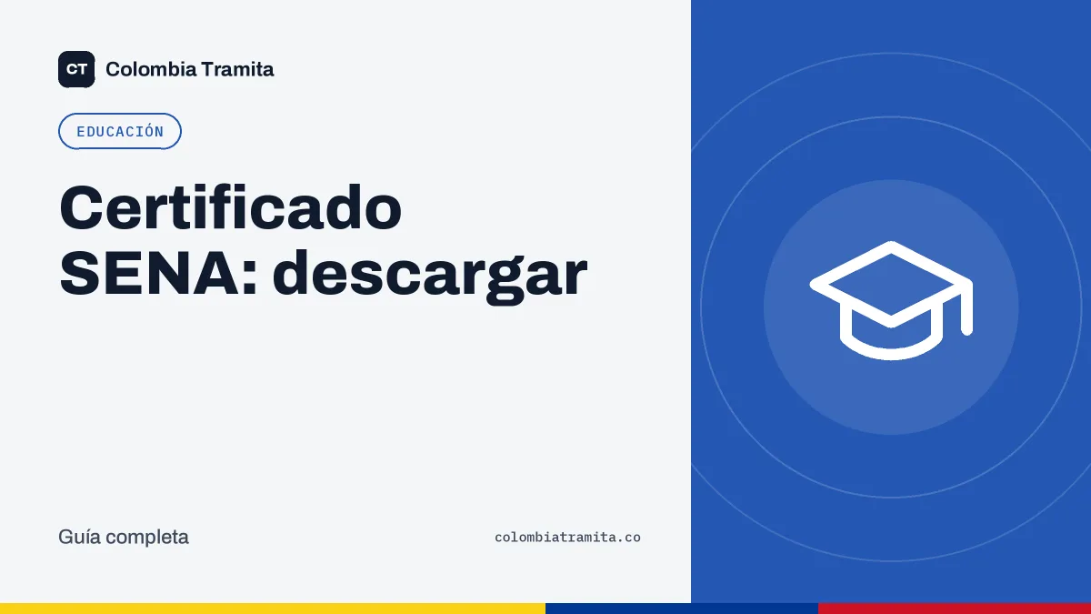 Certificado SENA: descargar