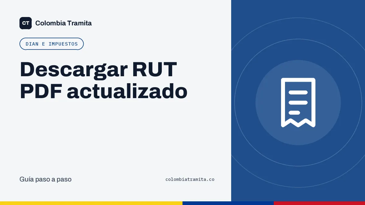 Descargar RUT PDF actualizado