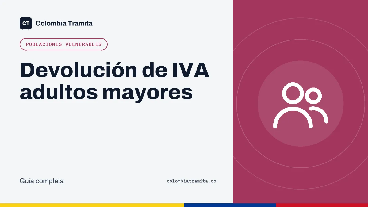 Devolución de IVA adultos mayores