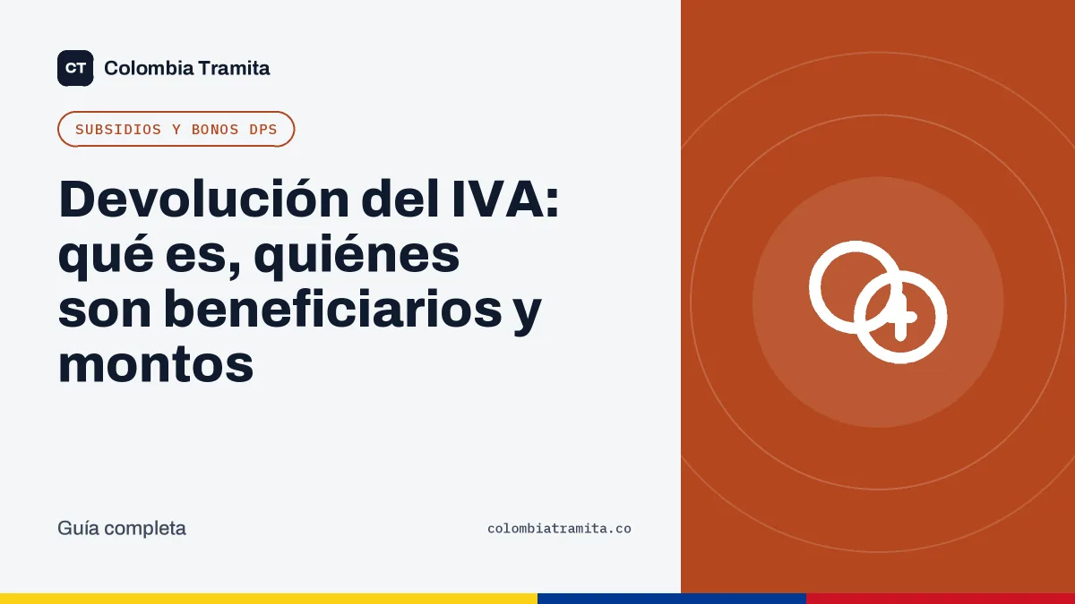 Devolución del IVA: qué es, quiénes son beneficiarios y montos