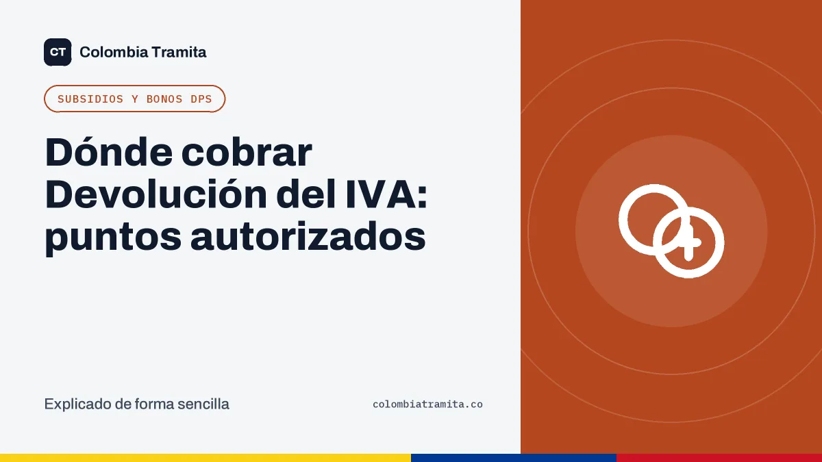 Dónde cobrar Devolución del IVA: puntos autorizados