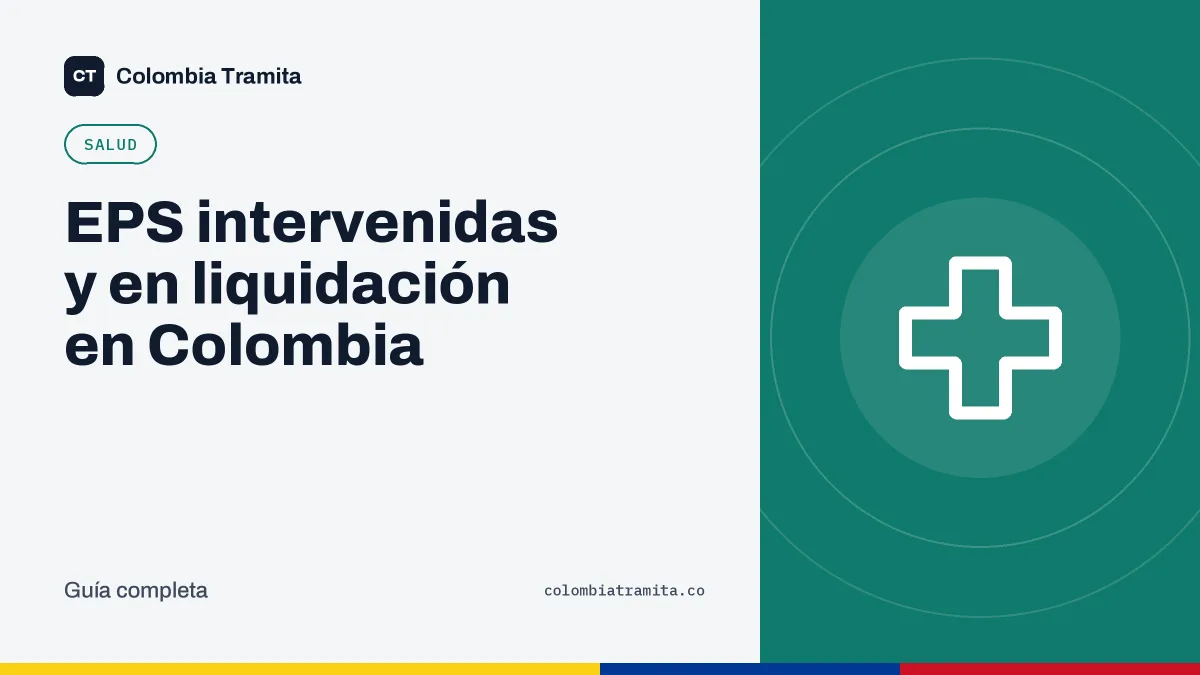 EPS intervenidas y en liquidación en Colombia