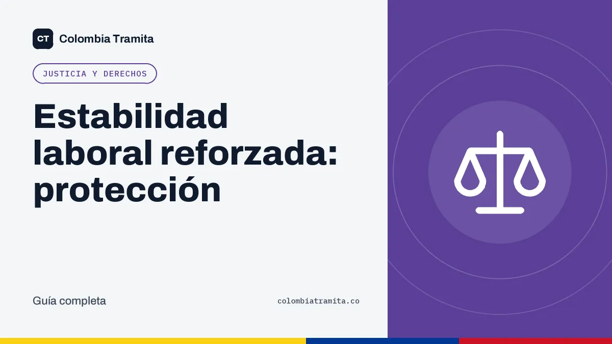 Estabilidad laboral reforzada: protección