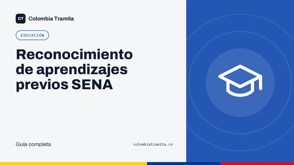 Reconocimiento de aprendizajes previos SENA