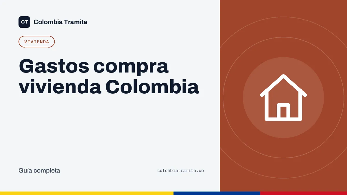 Gastos compra vivienda Colombia