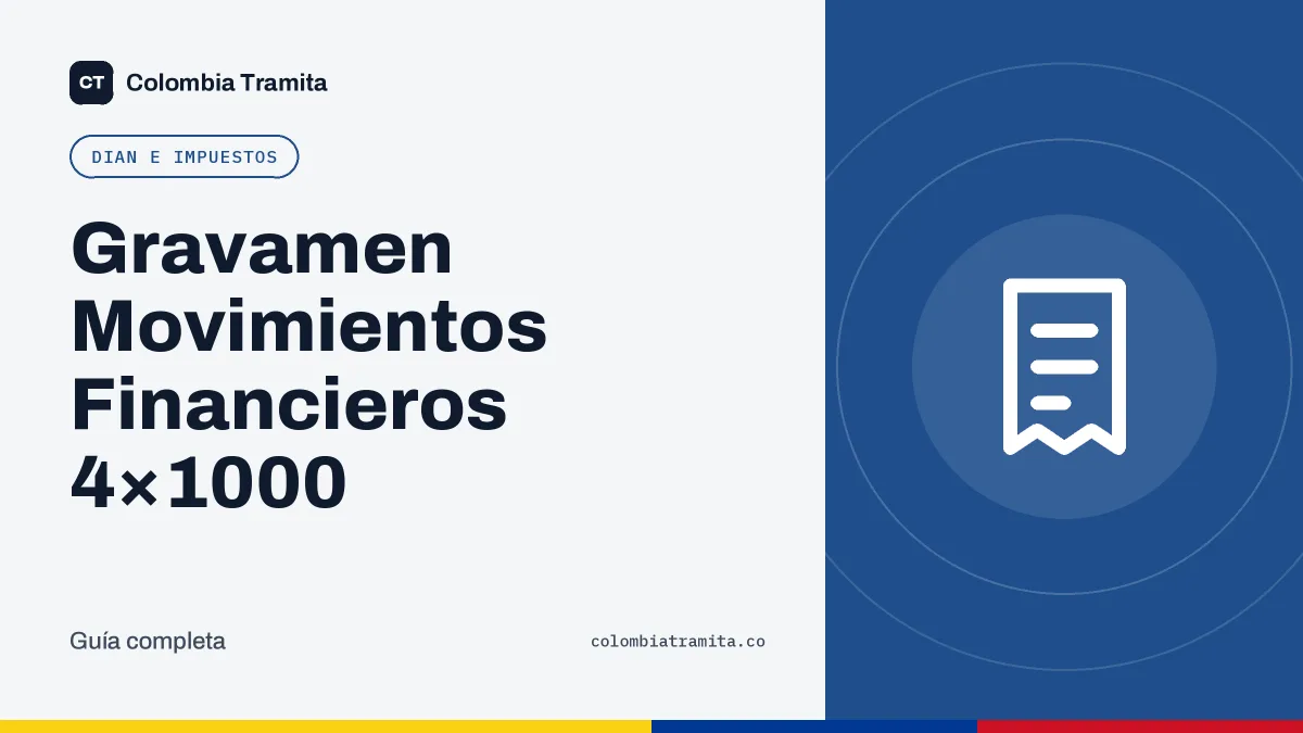 Gravamen Movimientos Financieros 4×1000