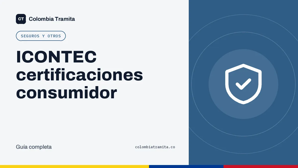ICONTEC certificaciones consumidor