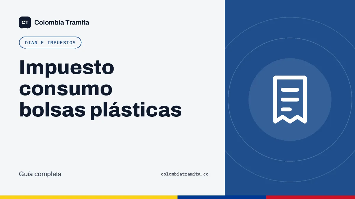 Impuesto consumo bolsas plásticas