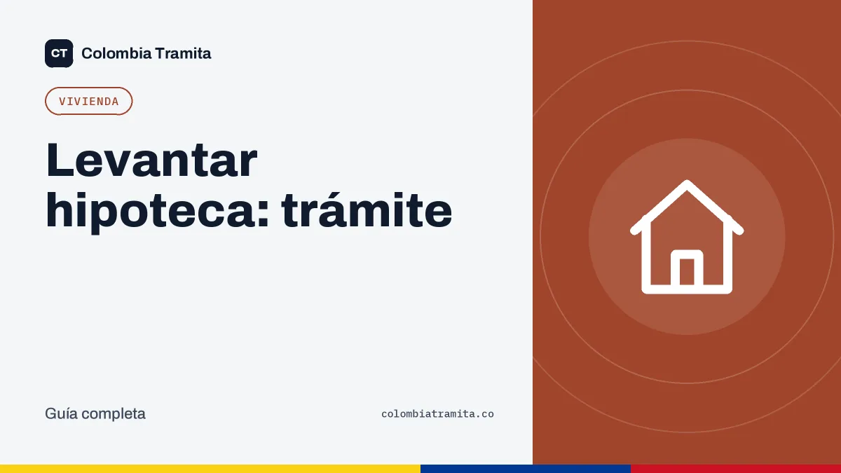 Levantar hipoteca: trámite