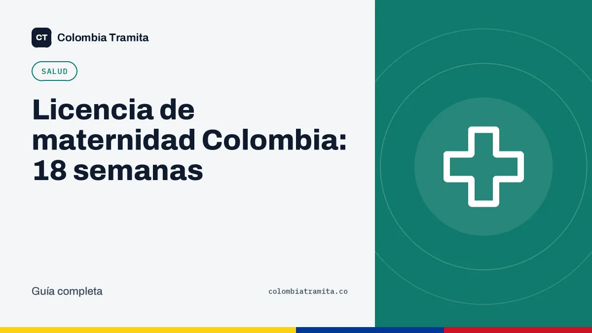 Licencia de maternidad Colombia: 18 semanas