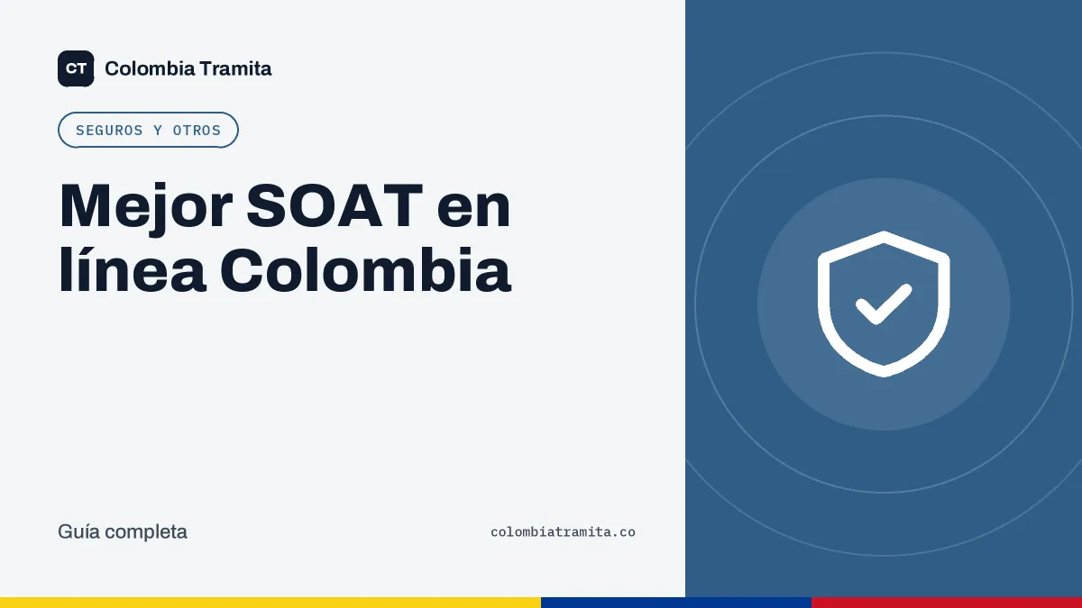 Mejor SOAT en línea Colombia