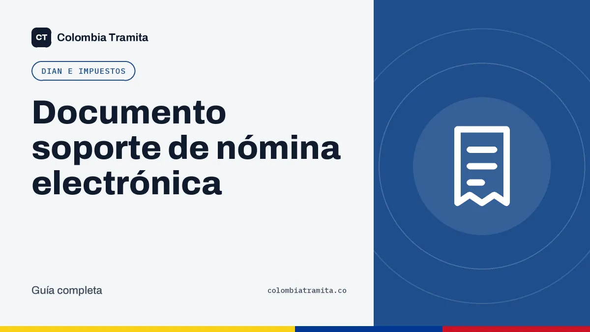 Documento soporte de nómina electrónica