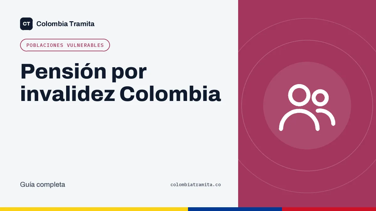 Pensión por invalidez Colombia