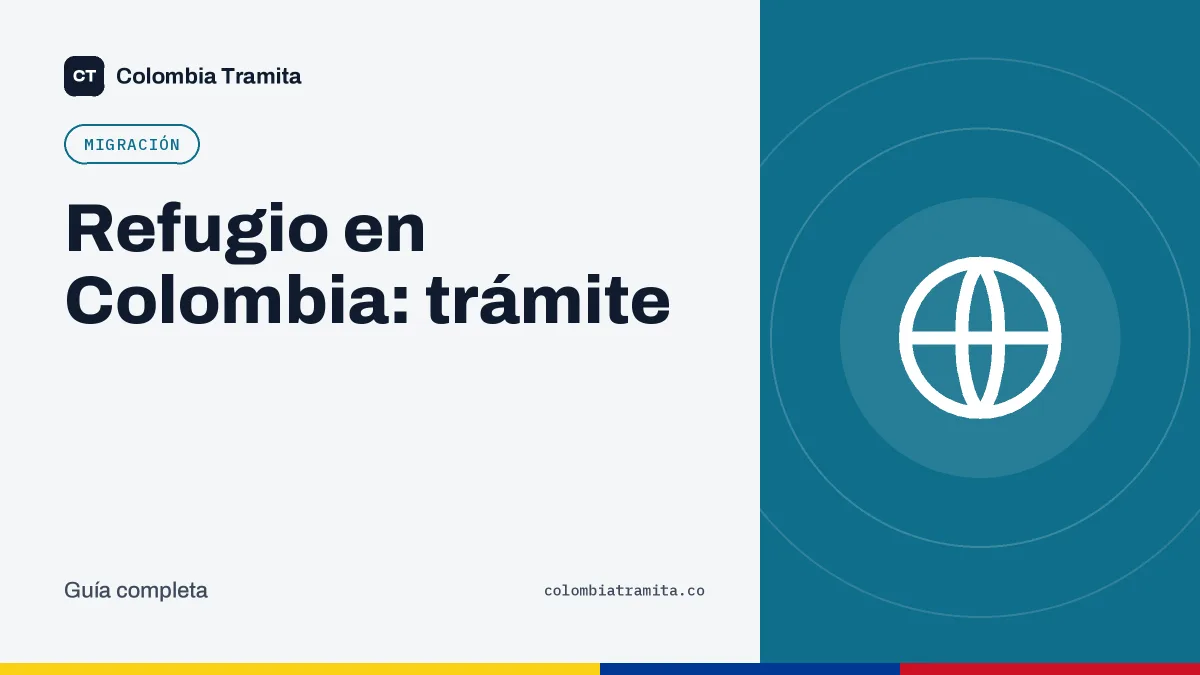 Refugio en Colombia: trámite