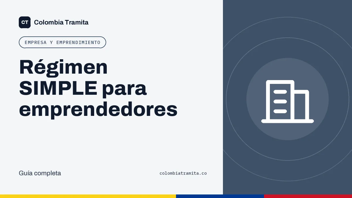 Régimen SIMPLE para emprendedores