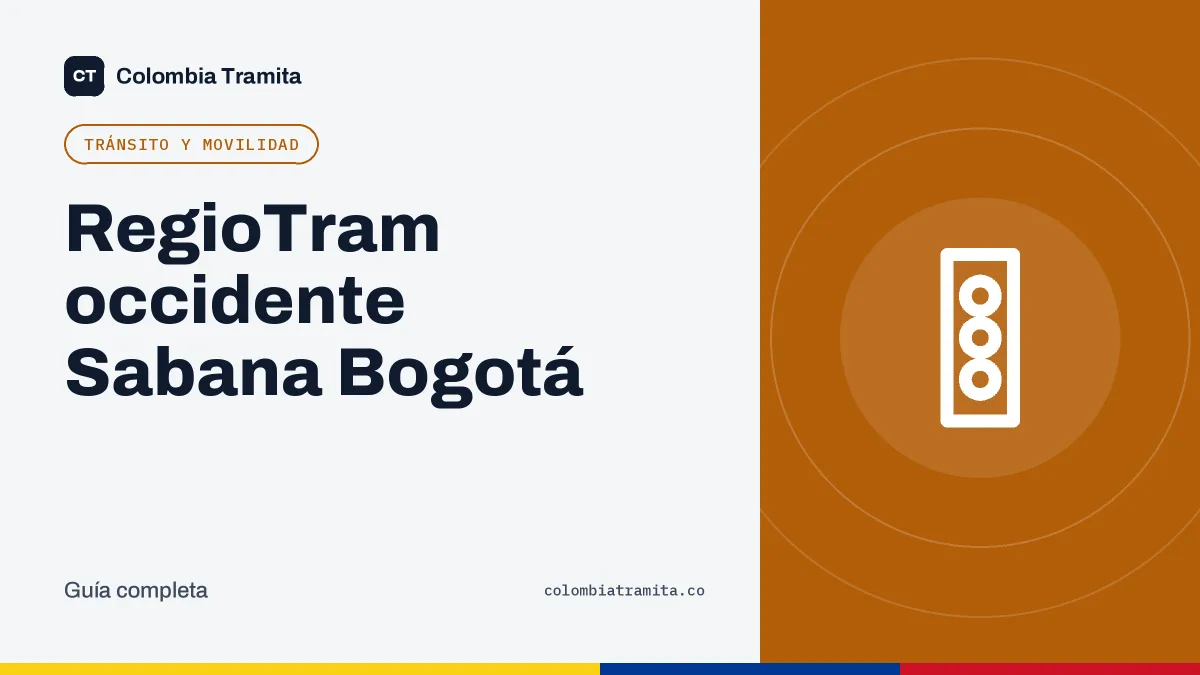 RegioTram occidente Sabana Bogotá