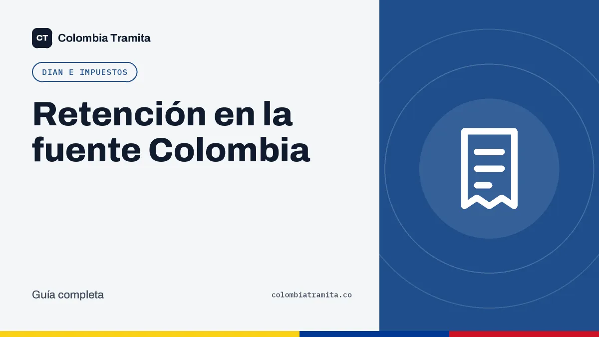 Retención en la fuente Colombia