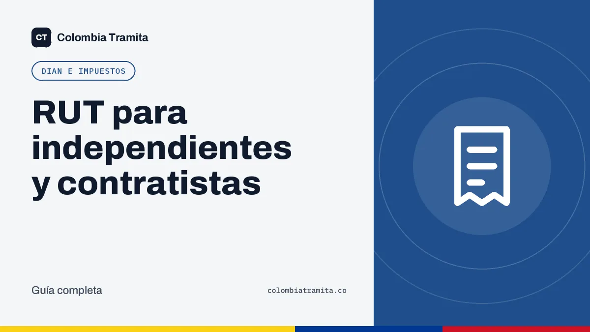 RUT para independientes y contratistas