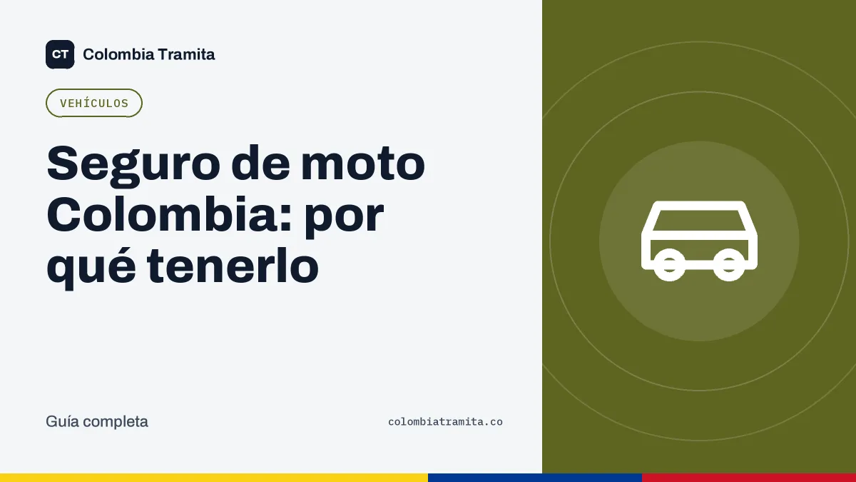 Seguro de moto Colombia: por qué tenerlo