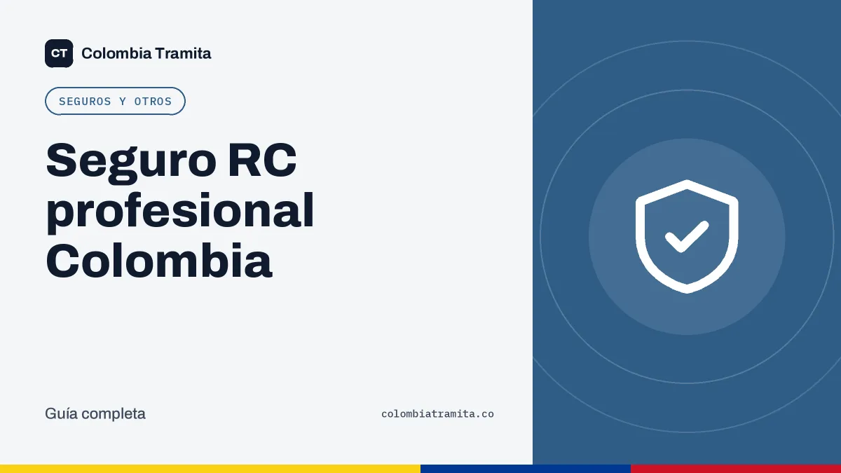 Seguro RC profesional Colombia