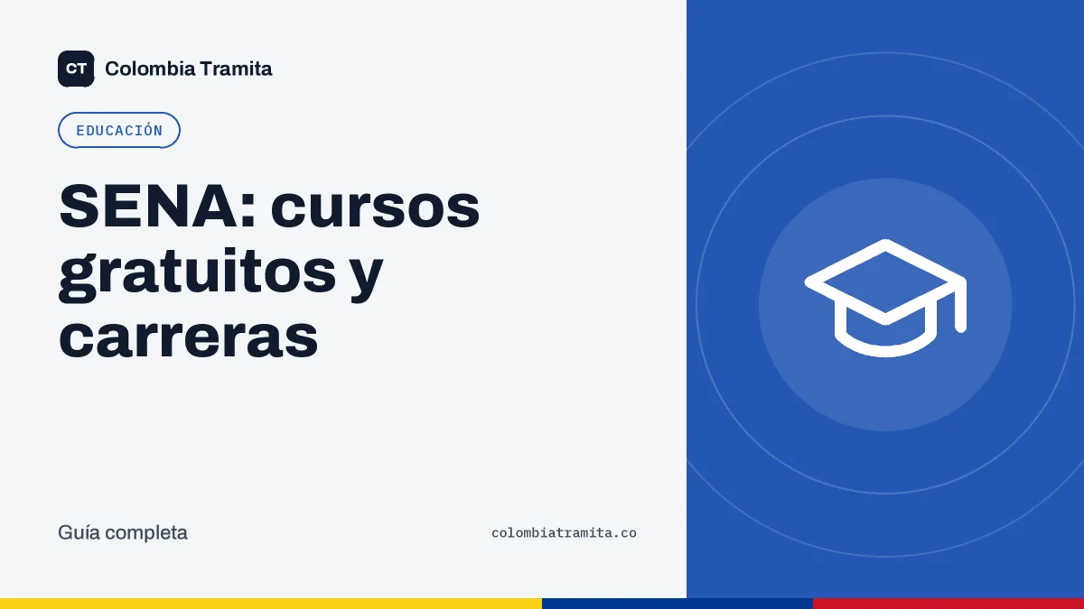 SENA: cursos gratuitos y carreras