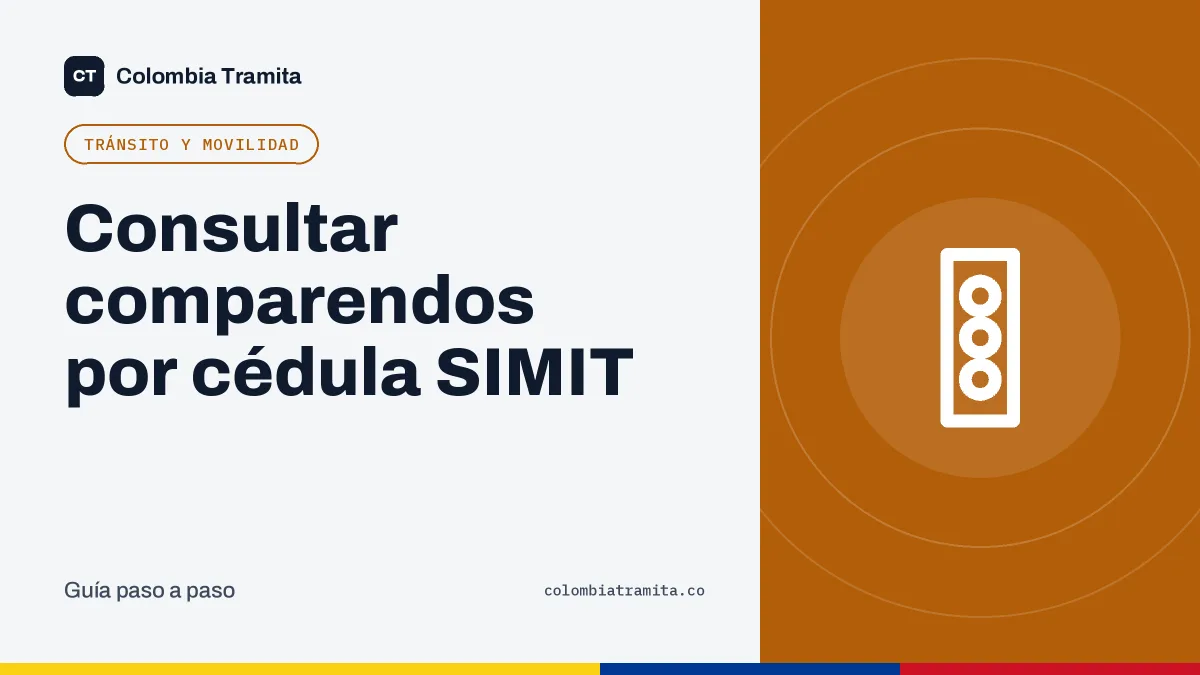 Consultar comparendos por cédula SIMIT
