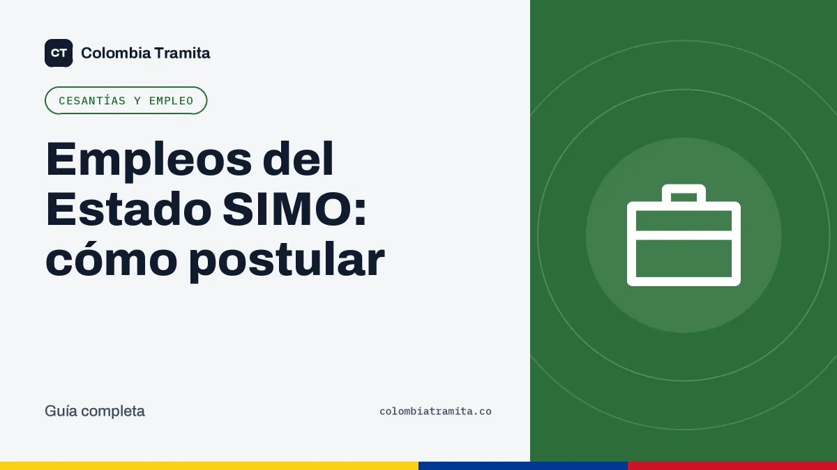 Empleos del Estado SIMO: cómo postular