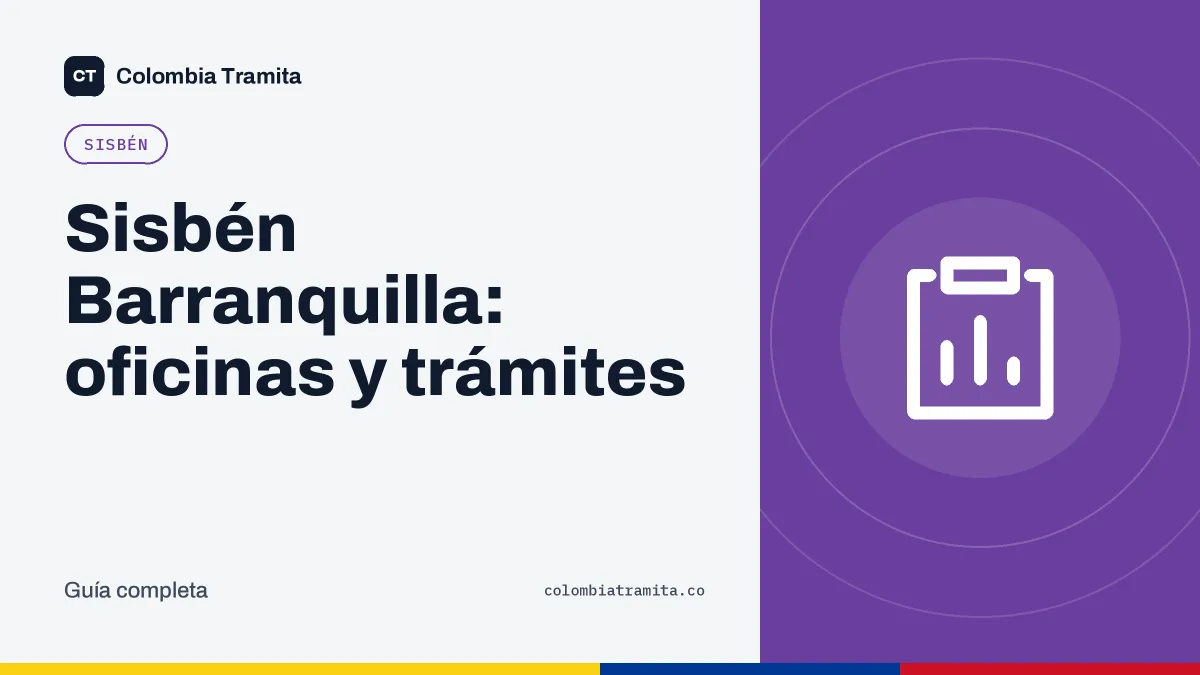 Sisbén Barranquilla: oficinas y trámites