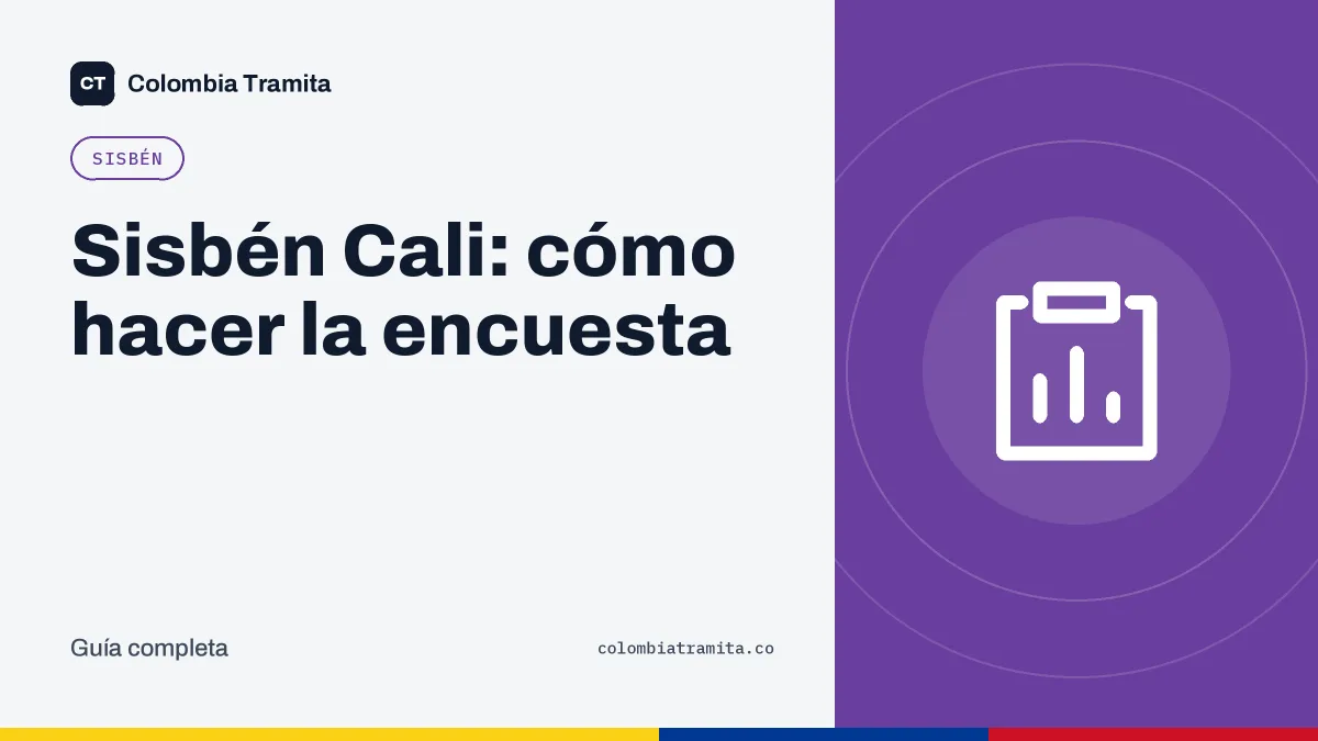 Sisbén Cali: cómo hacer la encuesta