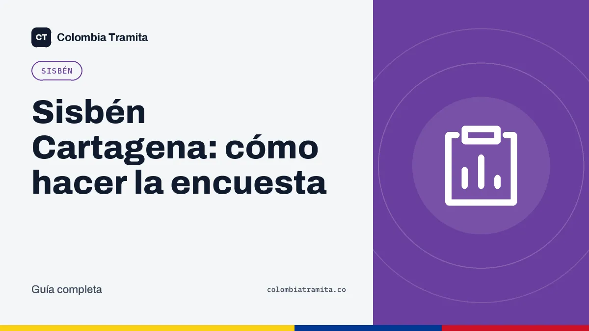 Sisbén Cartagena: cómo hacer la encuesta