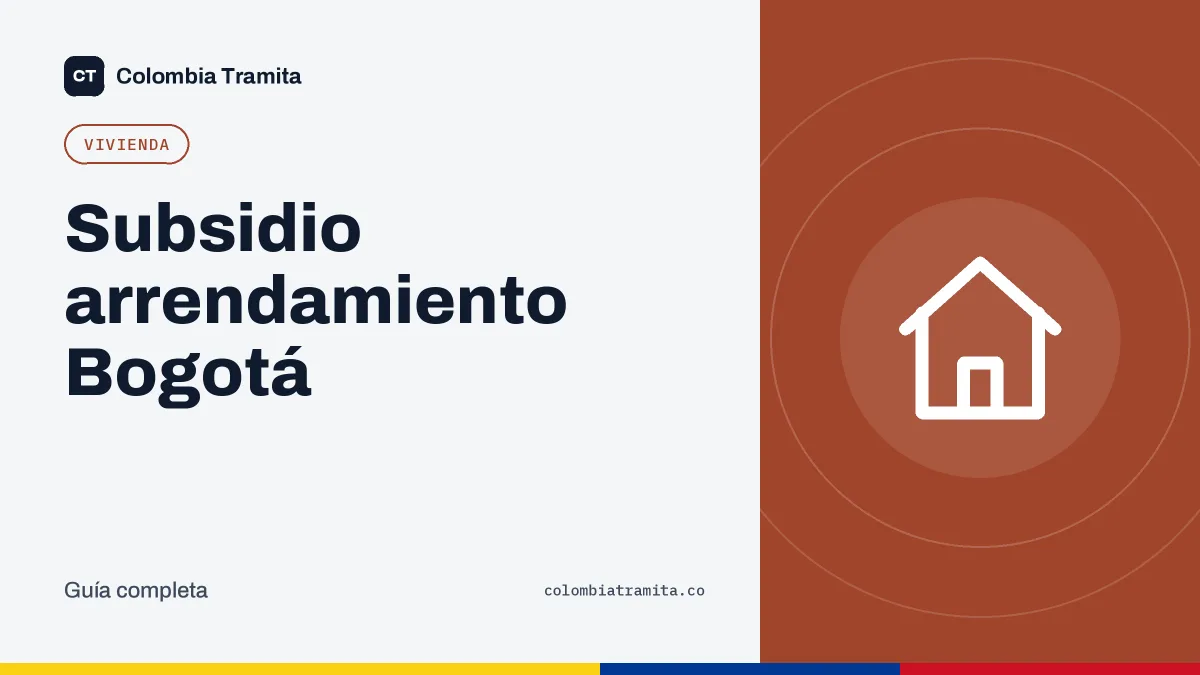 Subsidio arrendamiento Bogotá