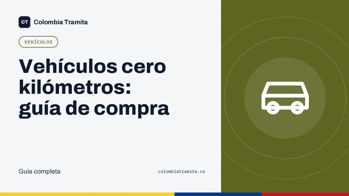 Vehículos cero kilómetros: guía de compra