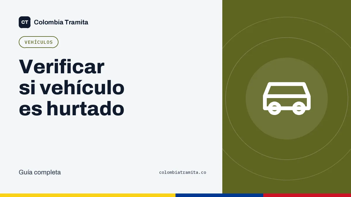 Verificar si vehículo es hurtado