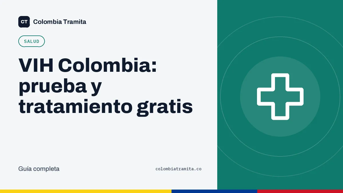 VIH Colombia: prueba y tratamiento gratis