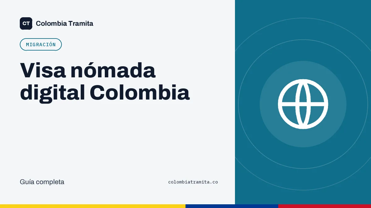 Visa nómada digital Colombia